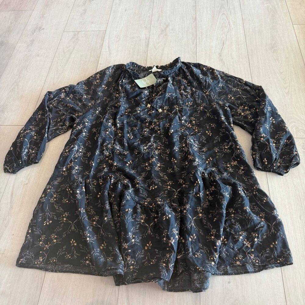 H & M DRAWSTRING-DETAIL DRESS size xl